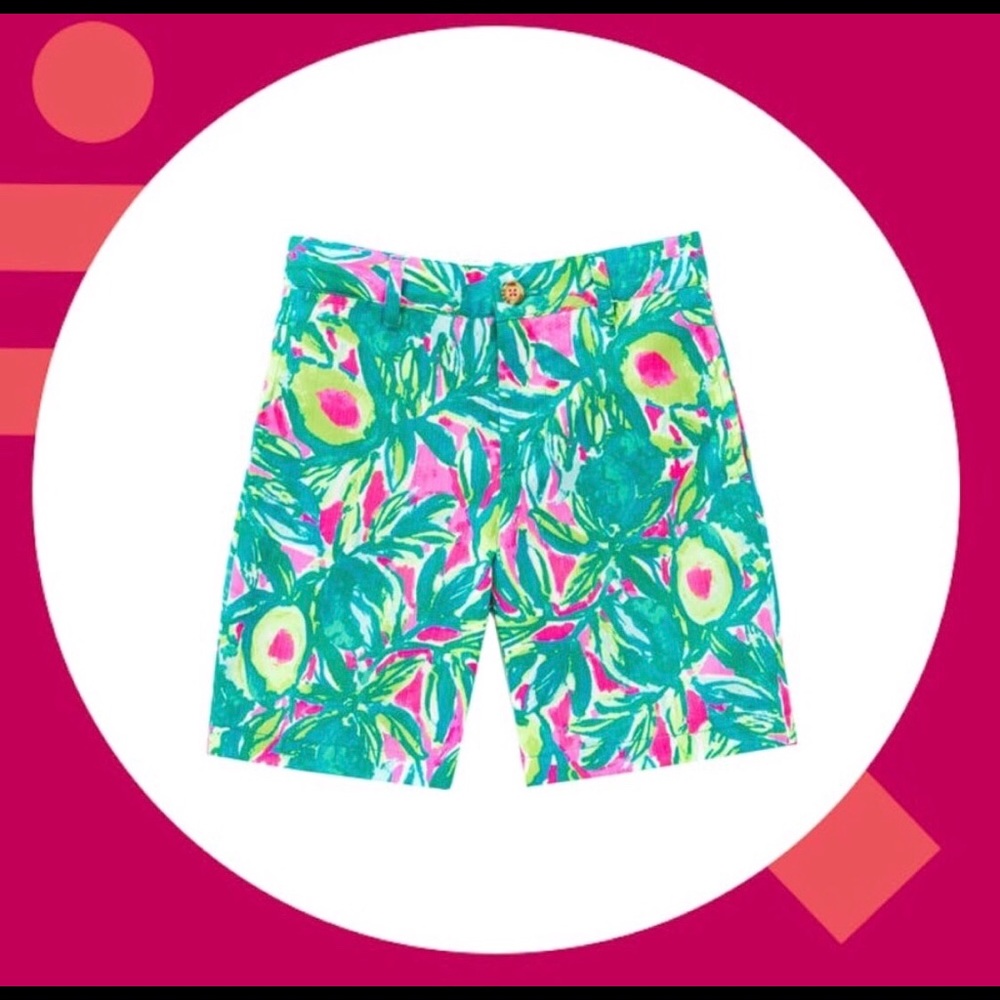 Lilly Pulitzer Guac N Roll Men’s Shorts size 34